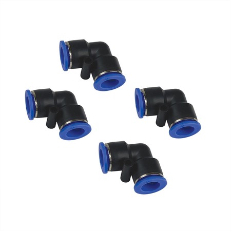 PRIMEFIT 1/2-in. Push to Connect Elbow Fitting for 1/2-in. OD Air Tubing, 4PK PC1212E-4